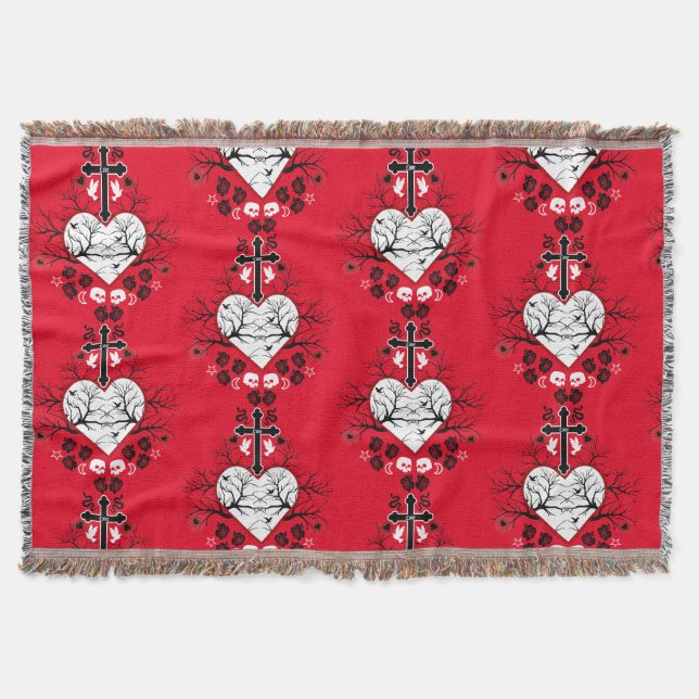 Gothic-Geschenkartikel Decke (Vorderseite)