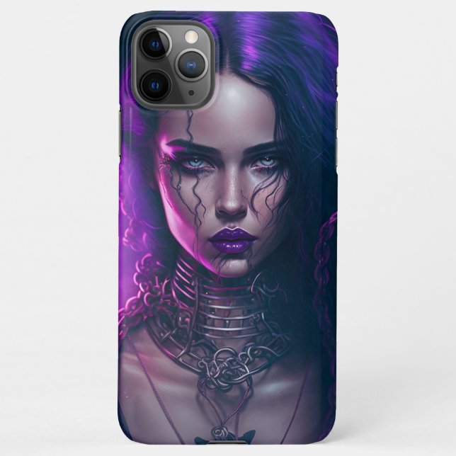 Gothic Girl iPhone Hülle (Rückseite)