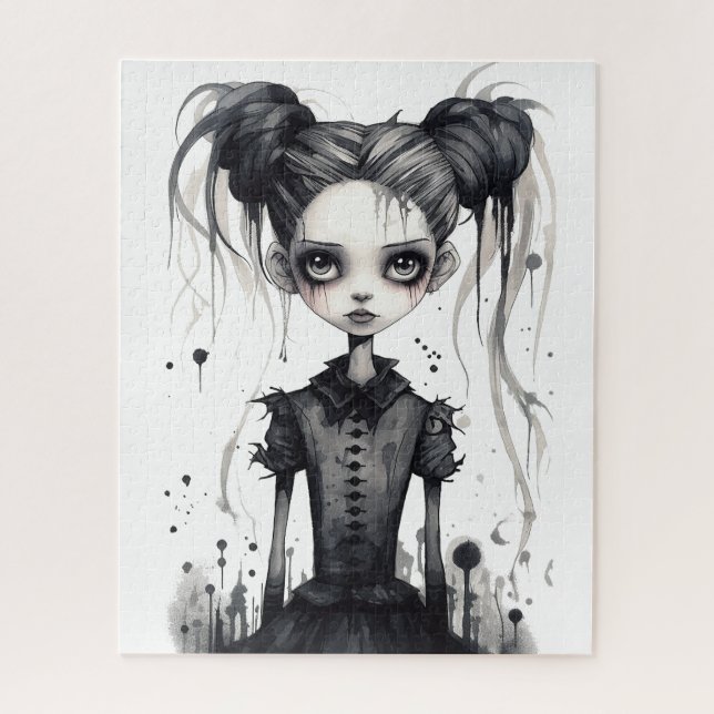 Gothic Girl Jigsaw Puzzle (Vertikal)
