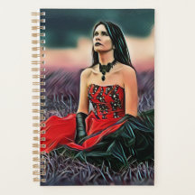 Gothic Girl Sitting Anpassbar
