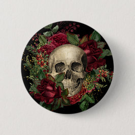 Gothic Glam | Button | Schiffskörper und Rose | Sc