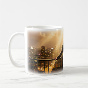 Gothic Glam Dachterrassen Königin Stadtlichter Tas Kaffeetasse