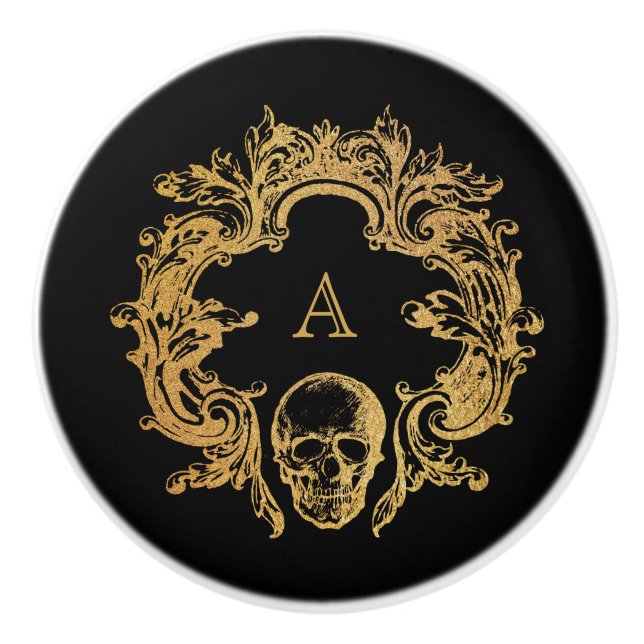Gothic Glam | KERAMIK Keramikknauf (Vorderseite)