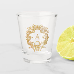 Gothic Glam Schießglas Gold Schnapsglas