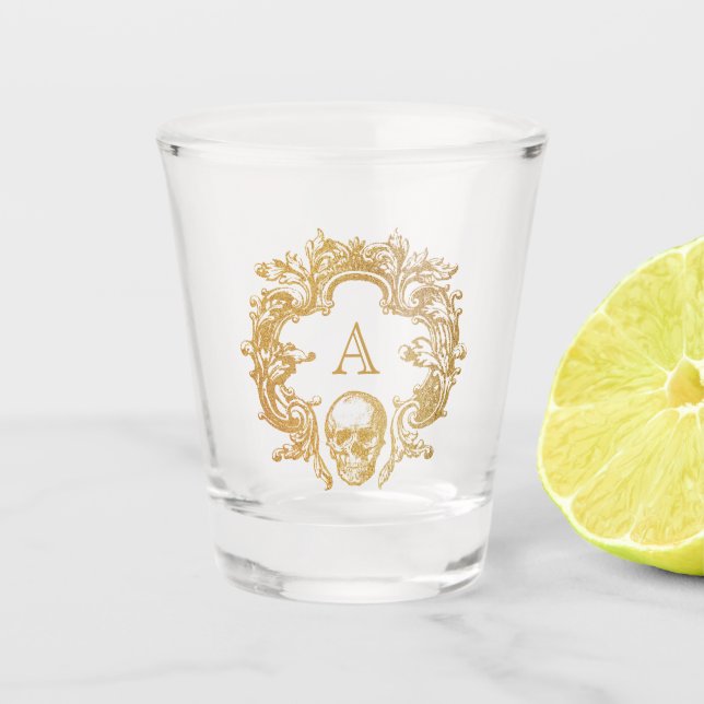 Gothic Glam | Schießglas | Gold Schnapsglas (Vorderseite)