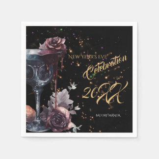Gothic Glam Silvesterparty Dekoration Serviette