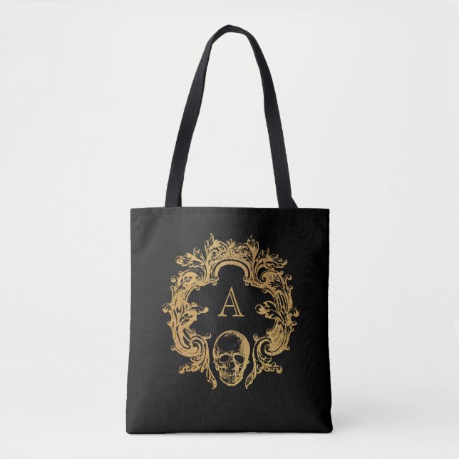 Gothic Glam | TASCHE | Monogramm (Vorderseite)
