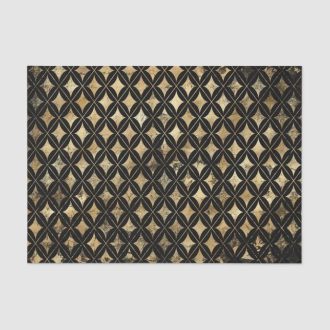 Gothic Gold Diamond Seidenpapier (Vorderseite)