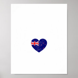 Gothic Goth Skelett Neuseeland Kiwi Halloween Co Poster
