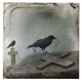 Gothic Graveyard Cros Fliese