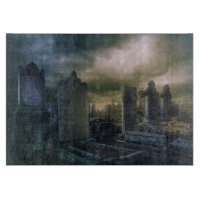 Gothic Graveyard Glass Cutting Board