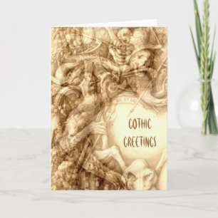 Gothic Greetings Card Karte