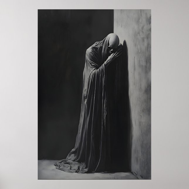 Gothic Grim Reaper Wall Art Dark Academia Poster (Vorne)