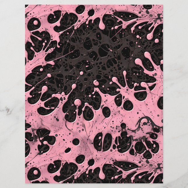 Gothic Grunge Pink Paint Splash (Vorderseite)