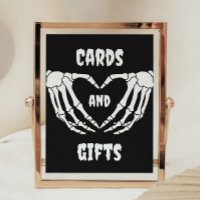 Gothic Halloween Baby Shower Cards und Geschenke S