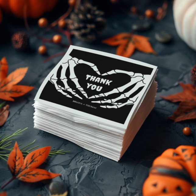 Gothic Halloween Baby Shower Serviette (Von Creator hochgeladen)