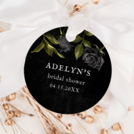 Gothic Halloween-Brautparty Geschenkanhänger