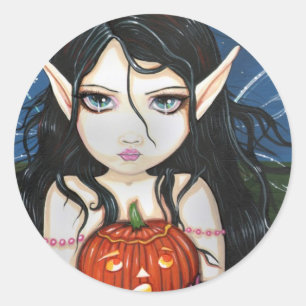 Gothic Halloween Fairy Stickers von Molly Harrison