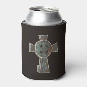 Gothic Halloween Friedhof Grabkreuz Zeichnung Dosenkühler