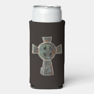 Gothic-Halloween-Friedhofs-Grabstein-Kreuz-Zeichnu Selters Dosenkühler