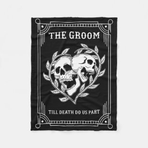 Gothic Halloween Groom Bride Wedding Chelorette Pa Fleecedecke