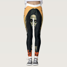 Gothic Halloween Hexe Leggings