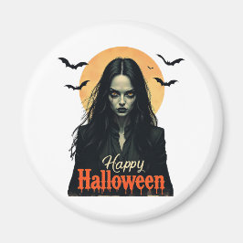 Gothic Halloween Hexe Magnet