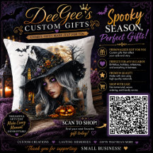 Gothic Halloween Hexenillustration