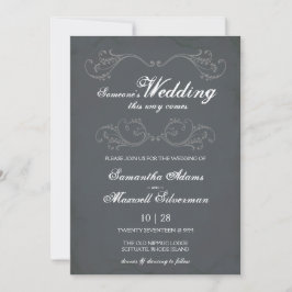 Gothic Halloween Hochzeit Einladung