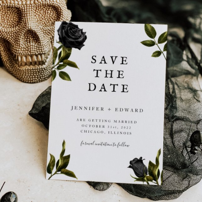 Gothic Halloween Hochzeit Save The Date (Von Creator hochgeladen)