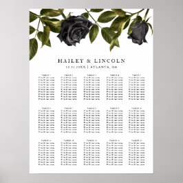 Gothic Halloween Hochzeitsszenario Poster