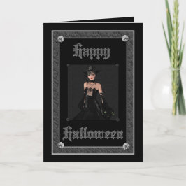 Gothic Halloween Karte
