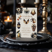 Gothic Halloween Little Boo Baby Shower