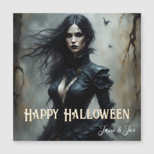 Gothic Halloween Nacht des Geheimnisses Magnetkarte