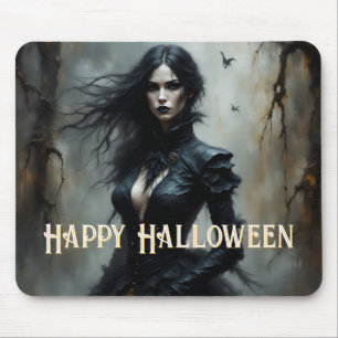 Gothic Halloween Nacht des Geheimnisses Mousepad