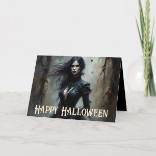 Gothic Halloween Night of Mystery Karte
