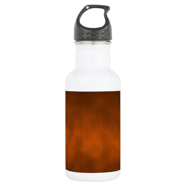 Gothic Halloween Ombre Hintergrundkunst Trinkflasche (Vorderseite)