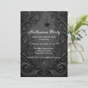 Gothic Halloween-Party Einladung