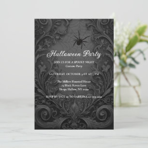 Gothic Halloween-Party Einladung