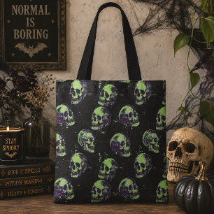 Gothic Halloween Skulls Spooky Season Tasche