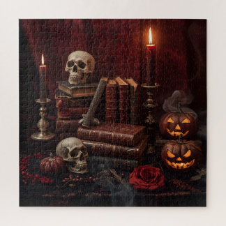Gothic Halloween Still-Life Puzzle