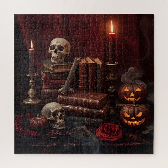 Gothic Halloween Still-Life Puzzle  (Vertikal)