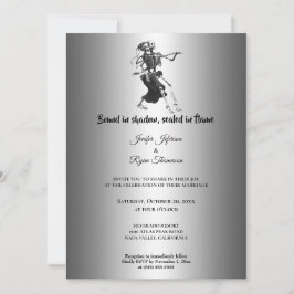 Gothic halloween wedding Invitation Einladung