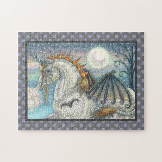 GOTHIC HALLOWEWEWEN UNICORN MIT BAT WINGS, HORSE (Horizontal)