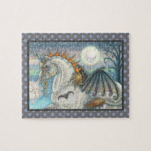 GOTHIC HALLOWEWEWEN UNICORN MIT BAT WINGS, HORSE