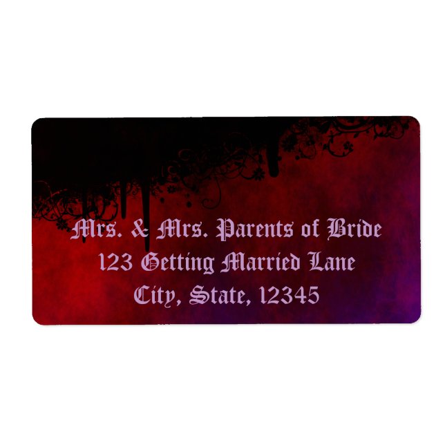 Gothic Heart Label (Vorne)