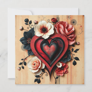 Gothic Heart Note Card
