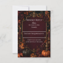 Gothic-Herbst-Kürbis-Hochzeit