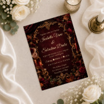 Gothic-Herbst-Romantik-Hochzeit