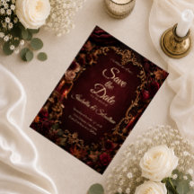Gothic-Herbst-Romantik-Hochzeit